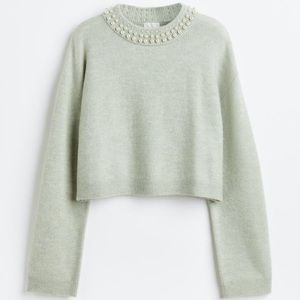 H&M Beaded Sweater